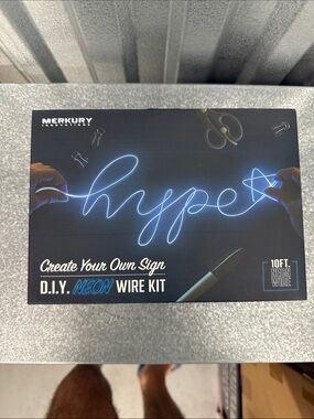 Merkury Innovations Blue Neon Wire DIY Sign Kit